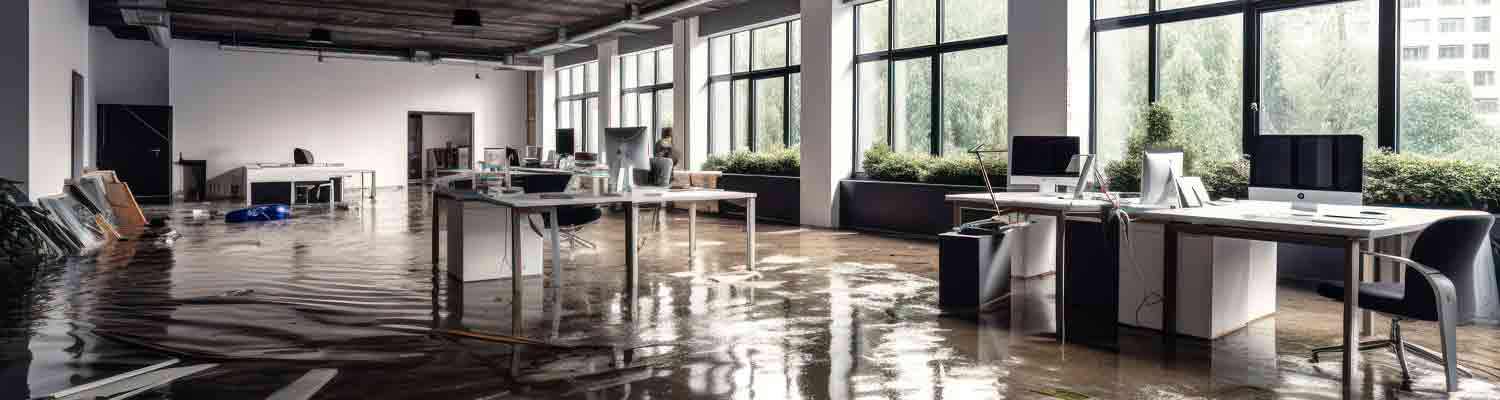 Wasserschaden im Unternehmen
