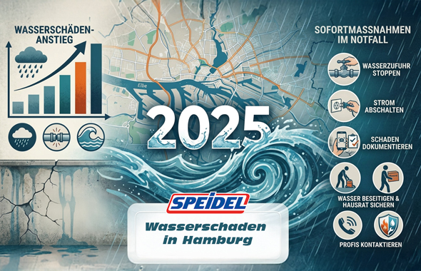 Grafik über Wasserschaden in Hamburg: Zahlen, Ursachen und was Sie im Notfall tun müssen